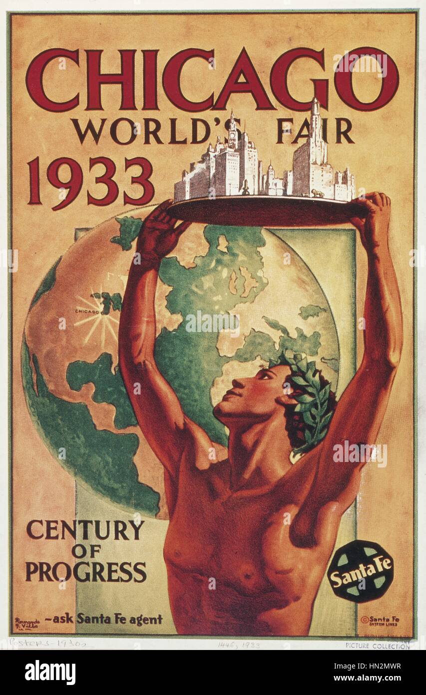 Chicago Welt Ausstellung (1933) 1933 Vereinigte Staaten Stockfoto