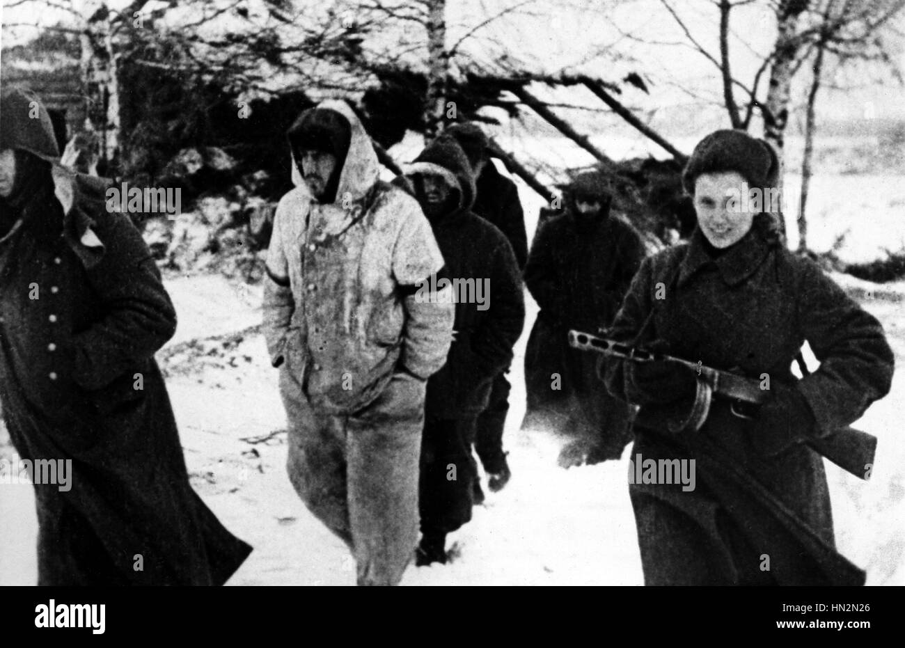 Widerstandskämpfer im zweiten Weltkrieg Krieg Russland 1941 UdSSR Stockfoto
