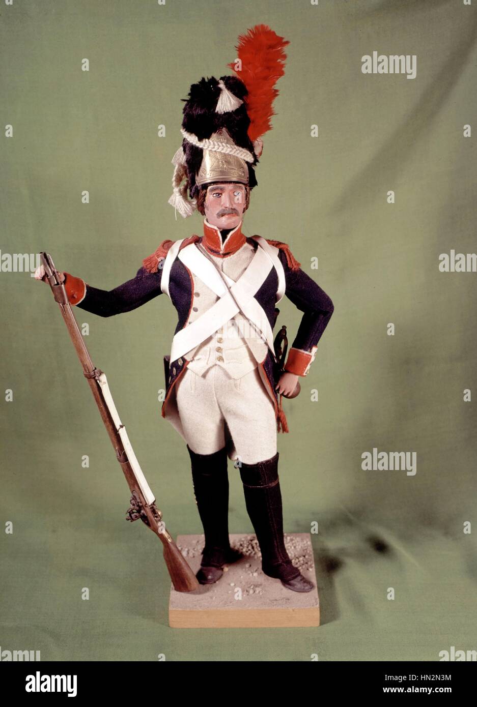 König von Rom Spielzeug (Napoleon III): 1. Reich Grenadier Frankreich, 19. Jh., Privatsammlung Stockfoto