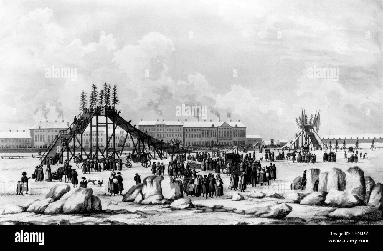 St. Petersburg Russland Anfang 19. Jahrhundert Stockfoto
