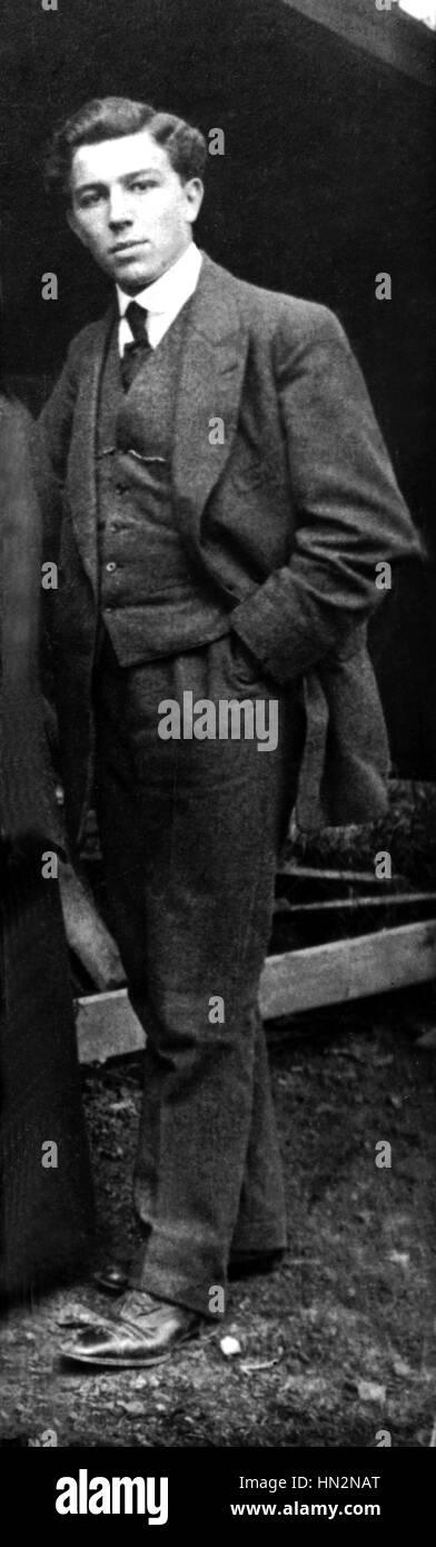 André Breton in Paris c.1913 Frankreich Elisa Breton Kollektion Stockfoto