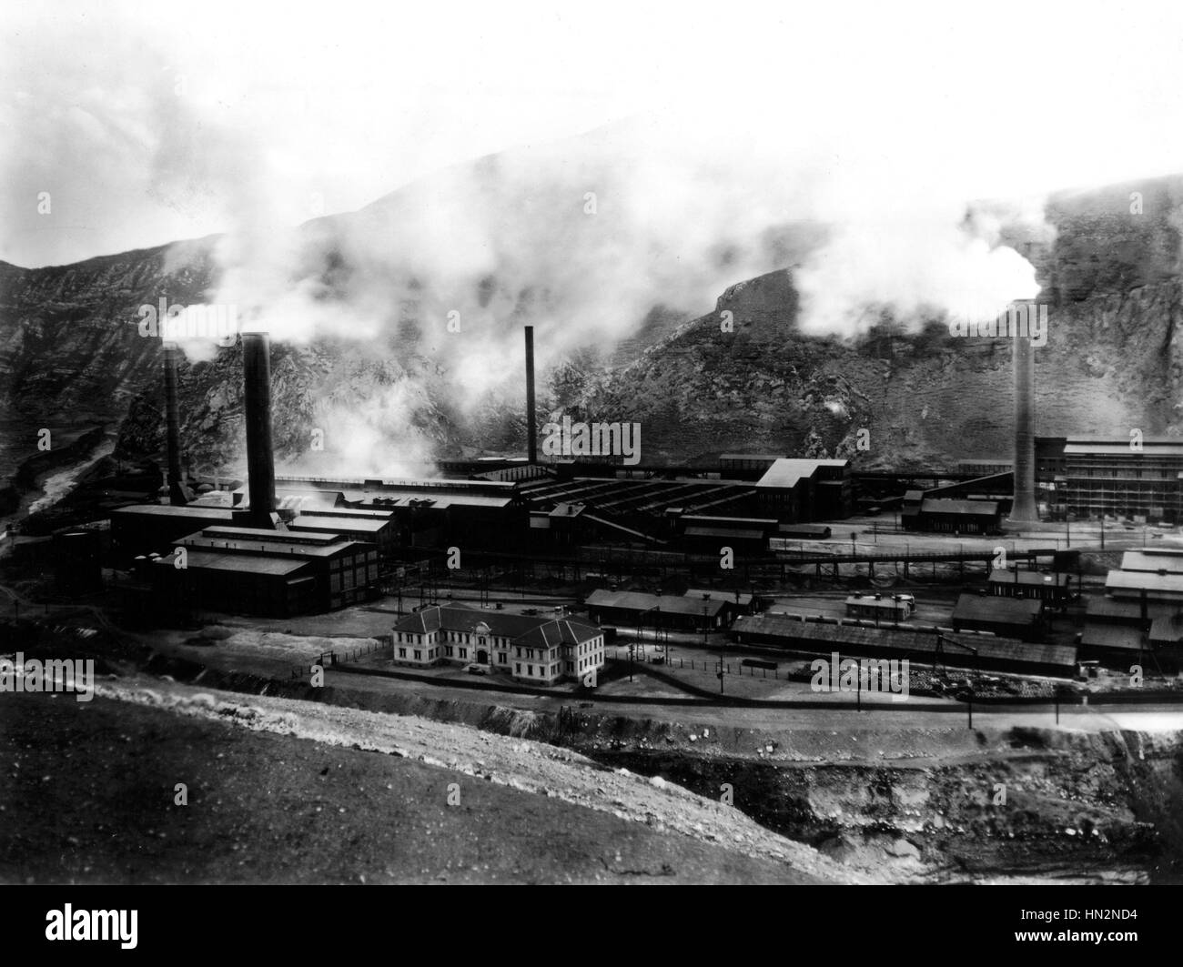 Eine Fabrik zu Beginn des 20. Jahrhunderts Chile Washington, Library of Congress Stockfoto