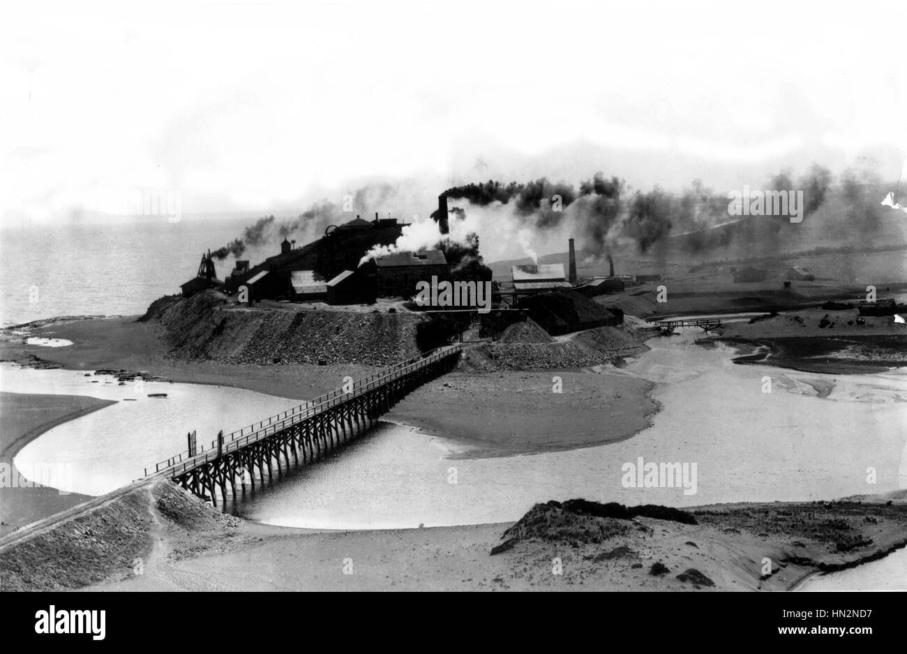 Zeche im Pazifischen Ozean Anfang des 20. Jahrhunderts Chile Washington. Library of Congress Stockfoto
