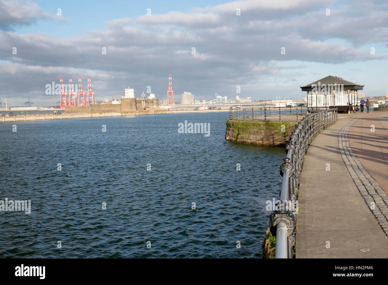 New Brighton Waterfront Stockfoto