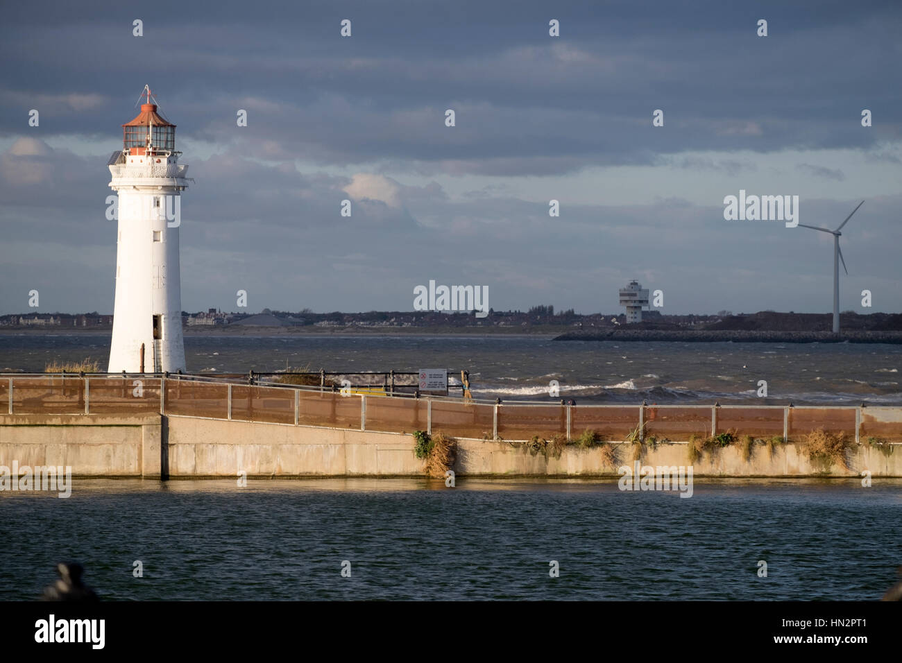 New Brighton Leuchtturm Stockfoto