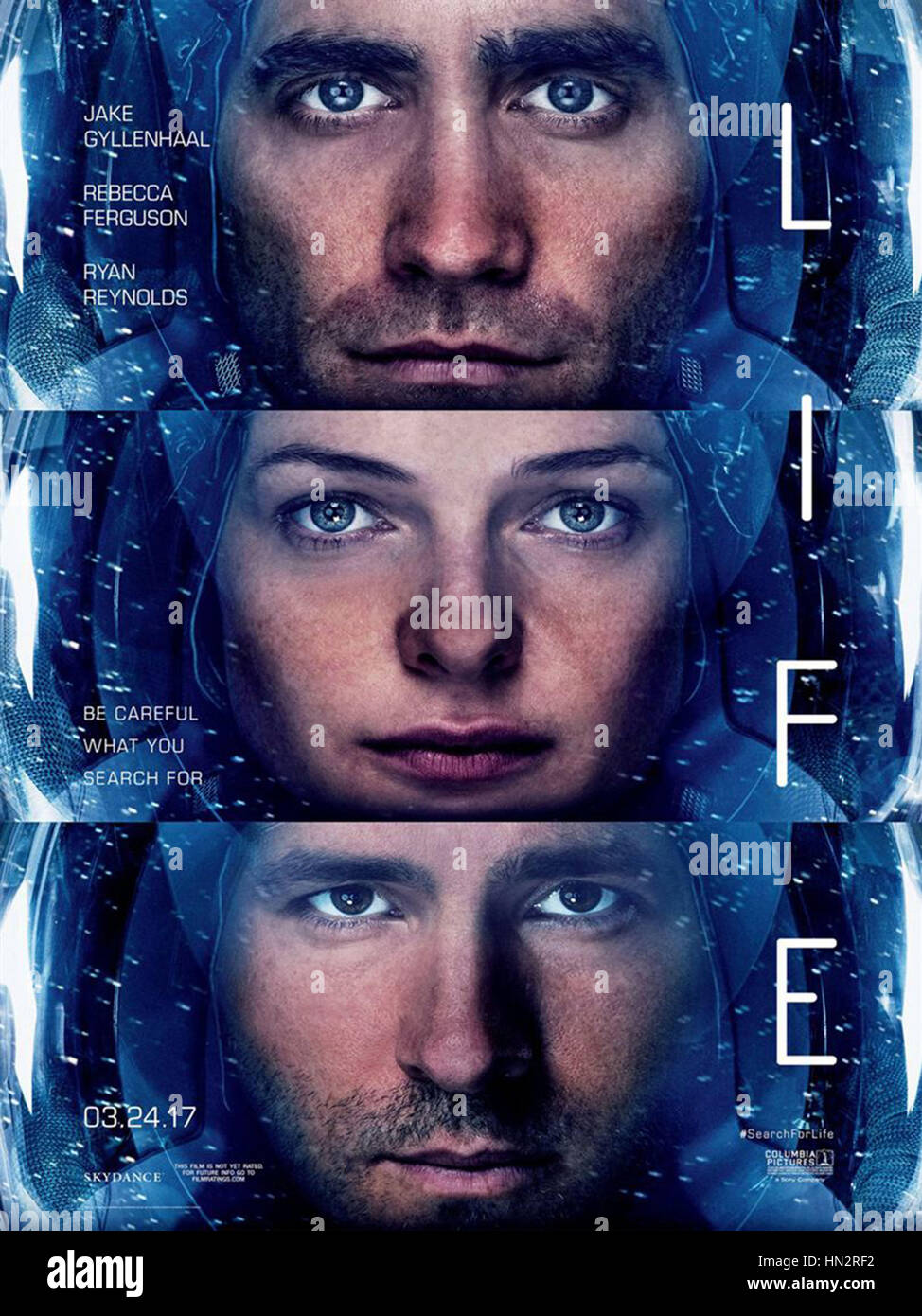 LIFE (2017) JAKE GYLLENHAAL REBECCA FERGUSON RYAN REYNOLDS DANIEL ESPINOSA (DIR) COLUMBIA BILDER/MOVIESTORE COLLECTION AG Stockfoto