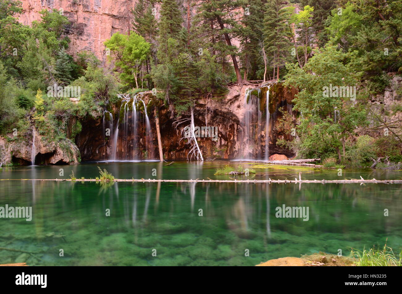 Hanging Lake in den Bergen von Colorado, Colorado USA Stockfoto