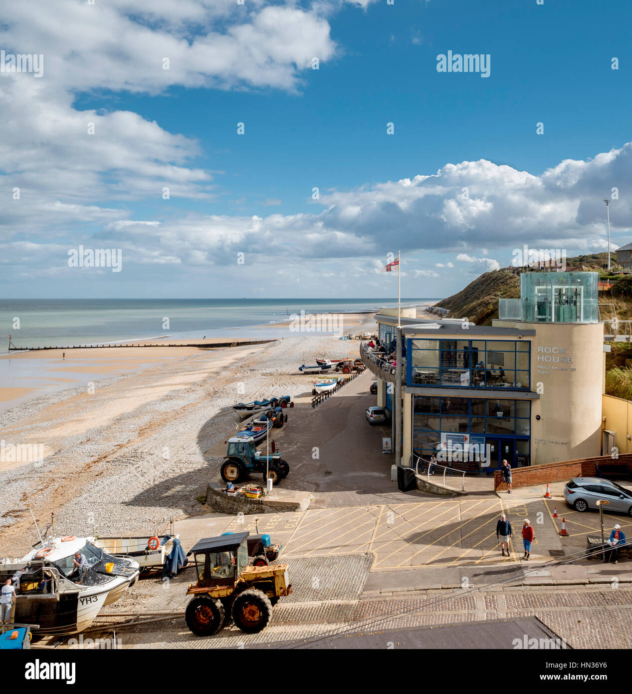 Cromer Rock House RNLI Museum und Café. Stockfoto