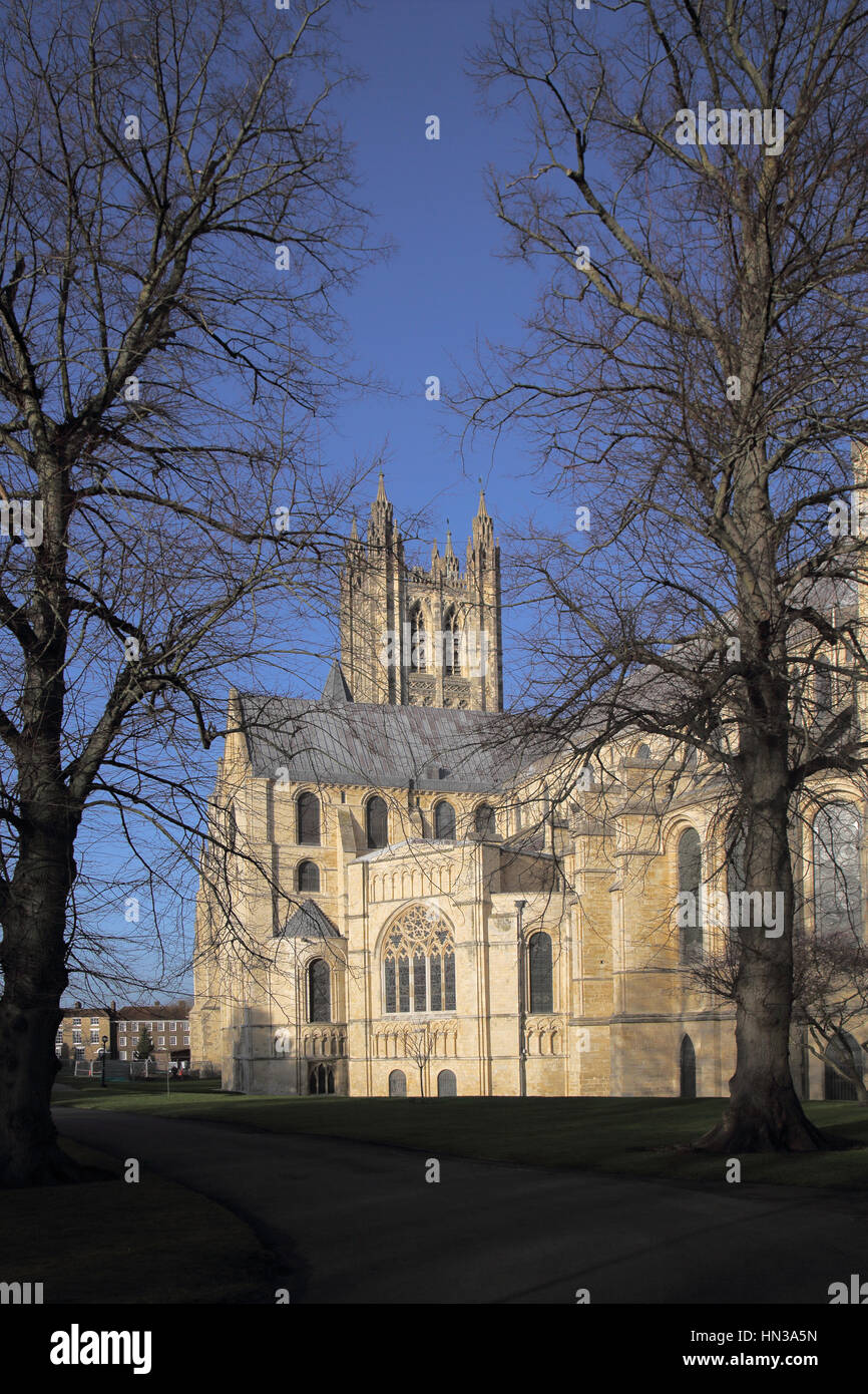 Die Kathedrale von Canterbury canterbury Kent Stockfoto
