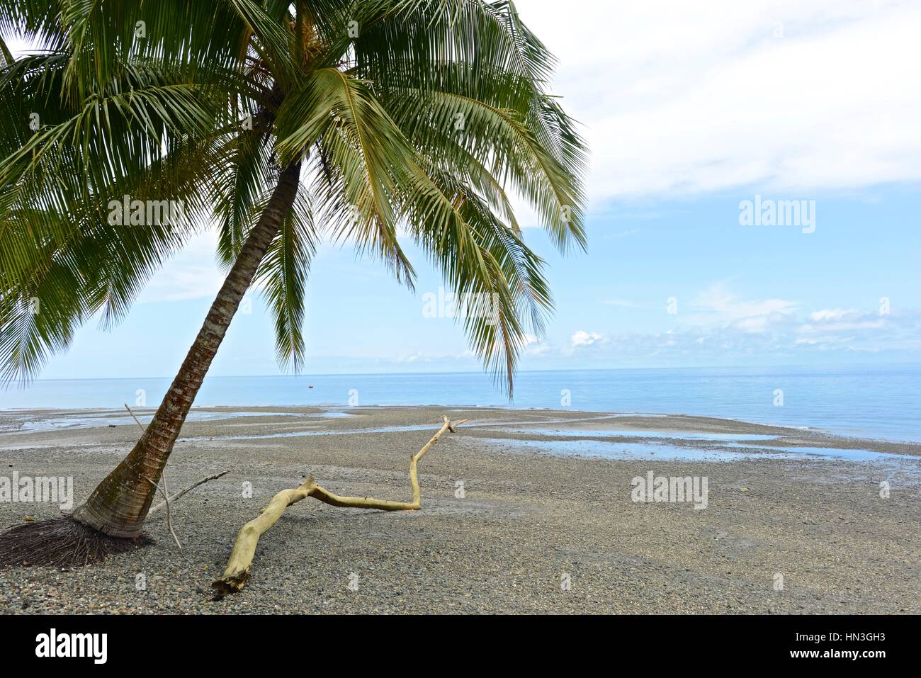 Malerische Aussicht auf die Insel Gorgona in Kolumbien. Stockfoto