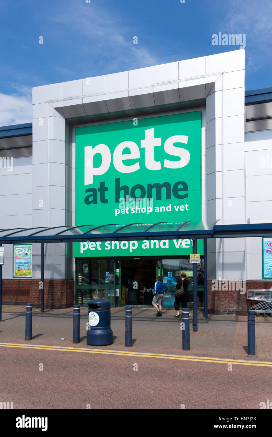Haustiere zu Hause Pet Store in Horwich, Bolton. Stockfoto