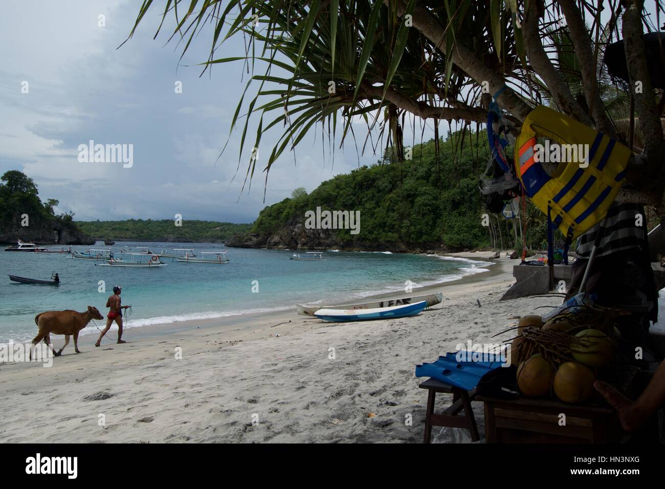 Crystal Bay, Nusa Penida, Bali Stockfoto