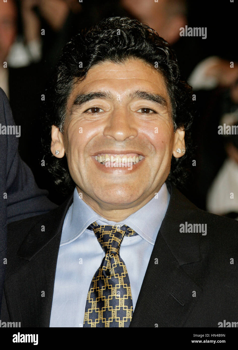 Diego Maradona bei der Premiere des Films "Maradona von Kusturica" am Palais des Festivals bei den 61. Internationalen Filmfestspielen am 20. Mai 2008 in Cannes, Frankreich. Foto von Francis Specker Stockfoto