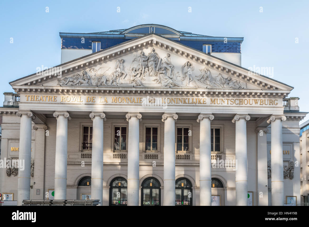 Börse in Brüssel Stockfoto