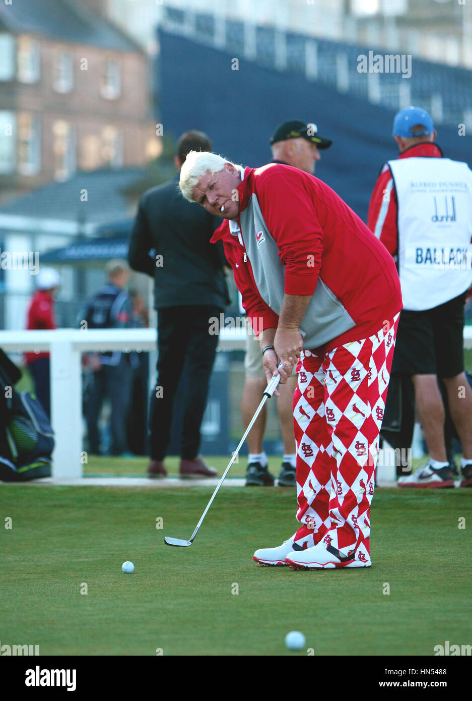 John Daly bei den Dunhill Cup, St. Andrews Stockfotografie Alamy