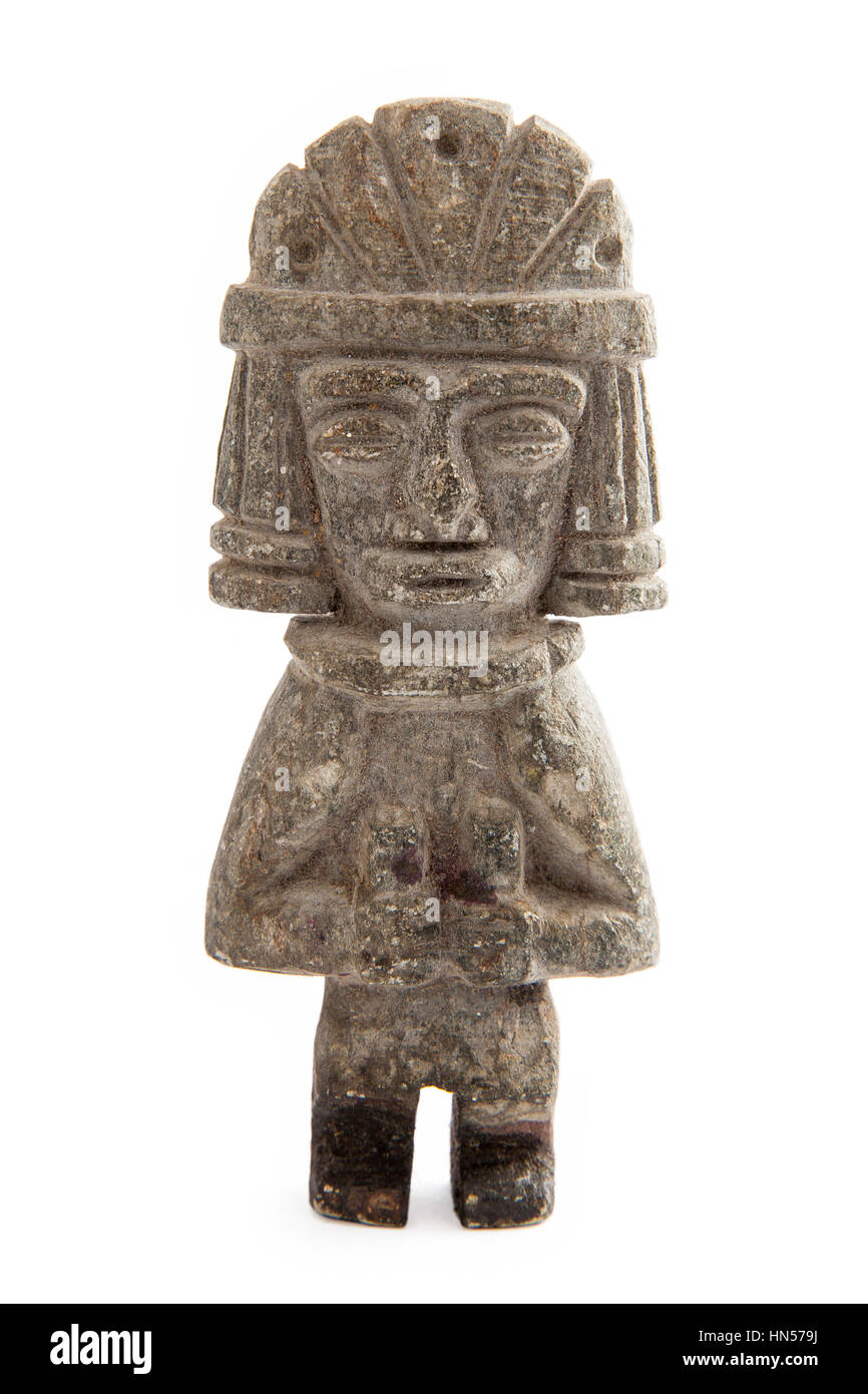 Präkolumbianischen Steinfigur kolumbianischen alten indigenen Stockfoto
