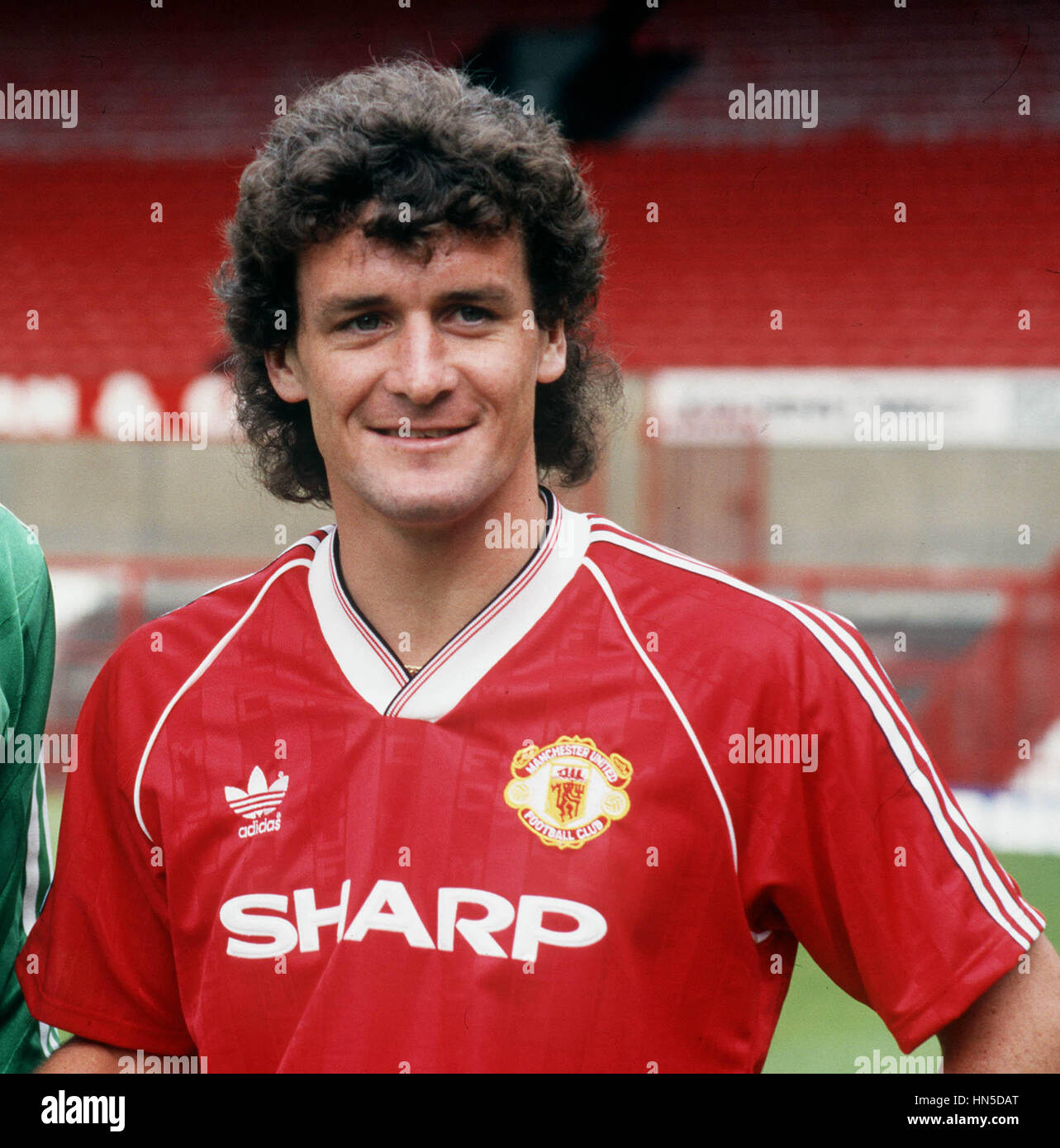 MARK HUGHES MANCHESTER UNITED FC OLD TRAFFORD MANCHESTER 10. August 1988 Stockfoto