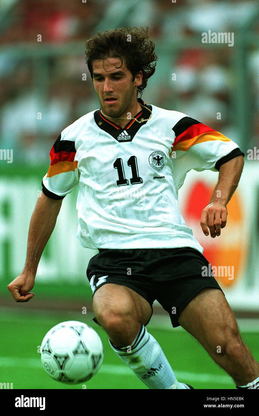 KARL-HEINZ RIEDLE Deutschland 22. Juni 1992 Stockfoto