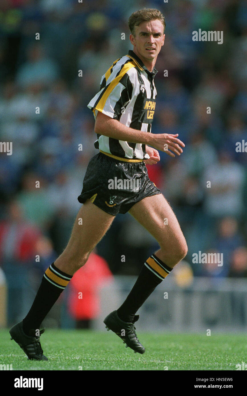 ANDY WILLIAMS NOTTS COUNTY FC 17. August 1992 Stockfoto