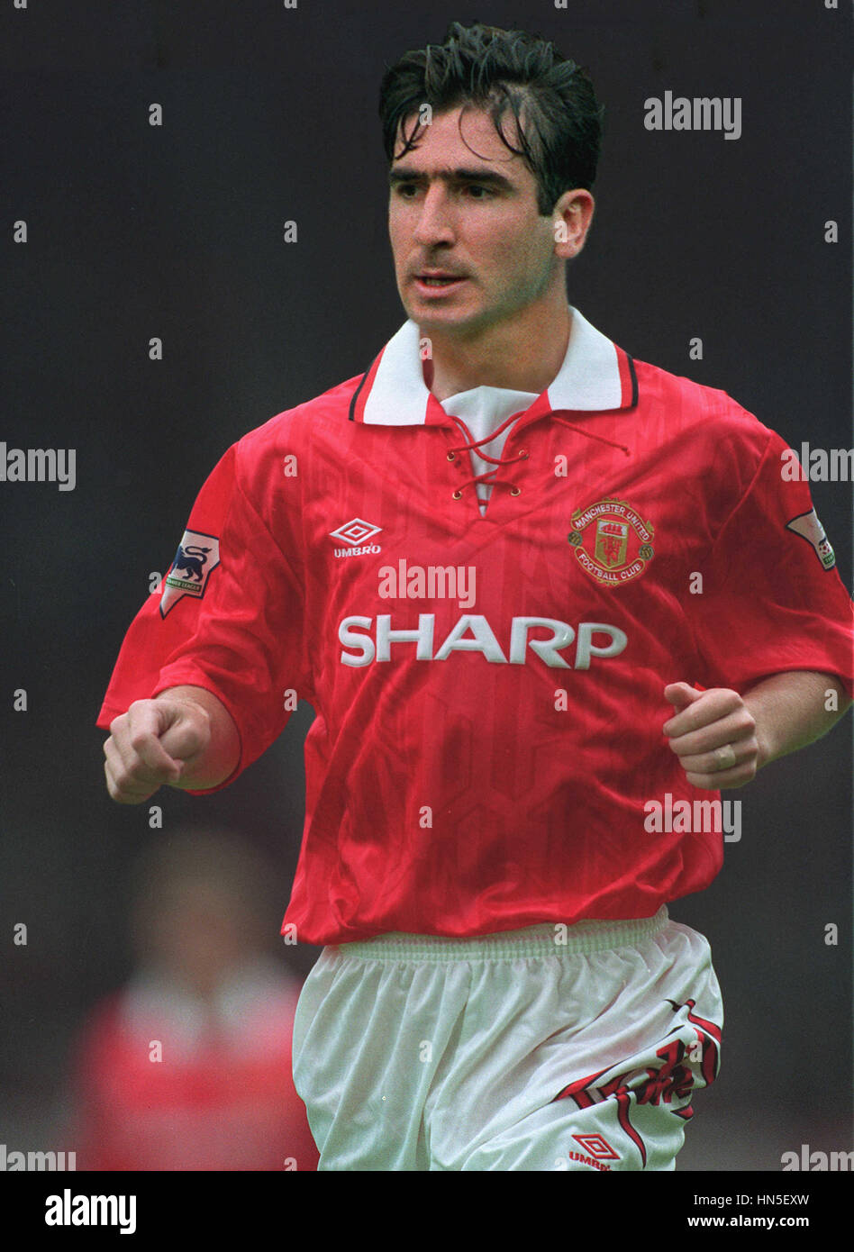 Maillot Nîmes Olympique 1991-1992 – Éric Cantona – Adidas Taille M – France
