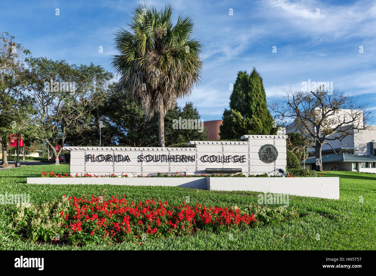 Florida Southern College, Lakeland, Florida, USA Stockfoto
