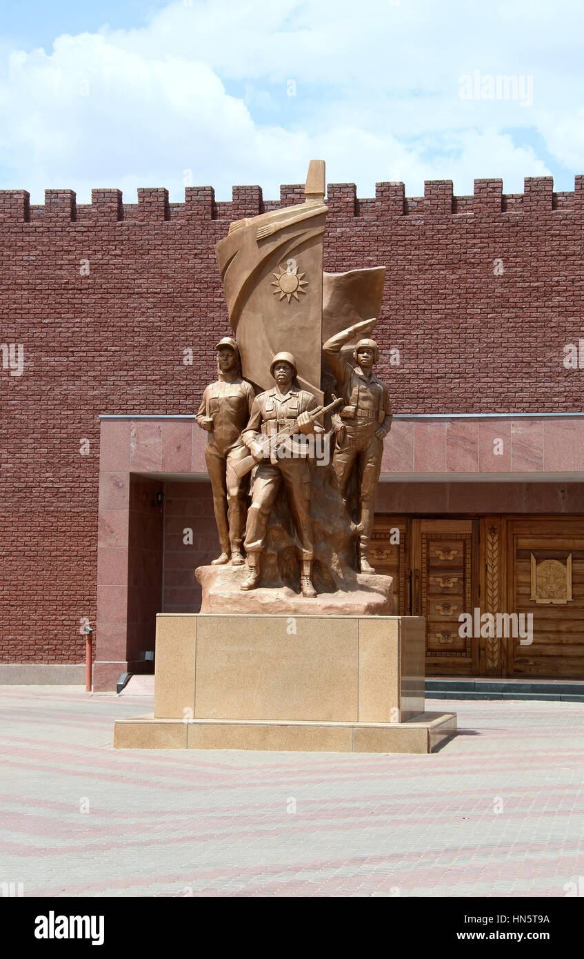 Namibische Militärmuseum in Okahandja Stockfoto