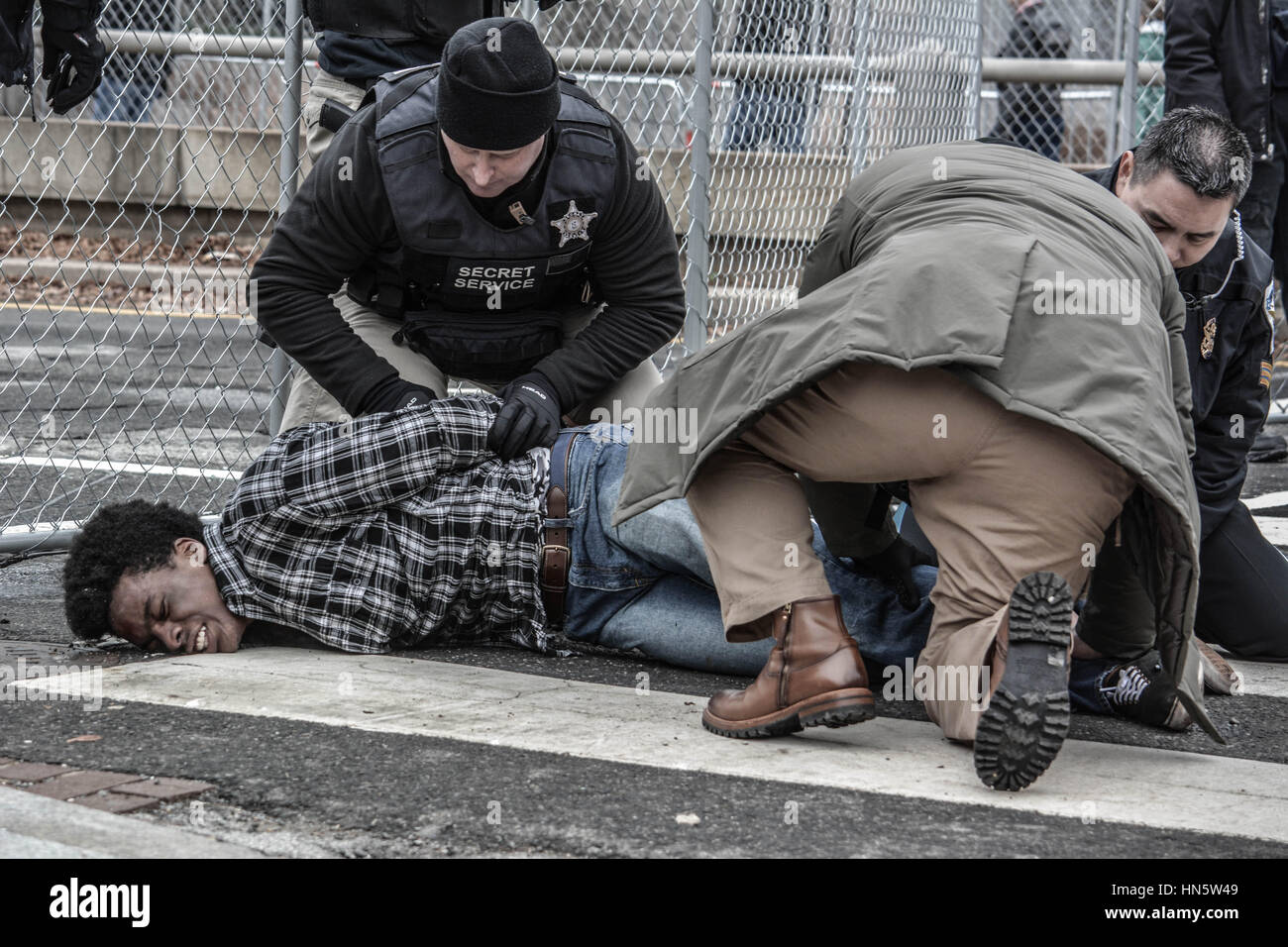 US-Präsidentschaftswahlen Nähe 2017 Stockfoto