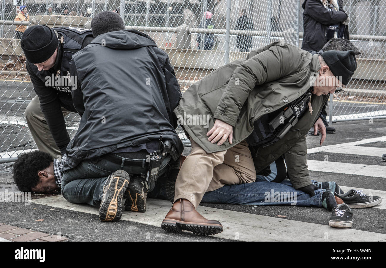 US-Präsidentschaftswahlen Nähe 2017 Stockfoto