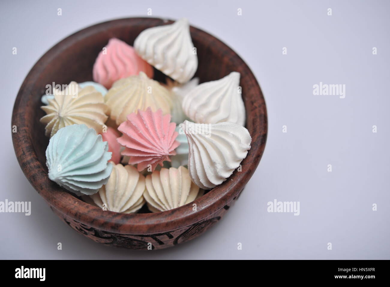 Meringues Stockfoto