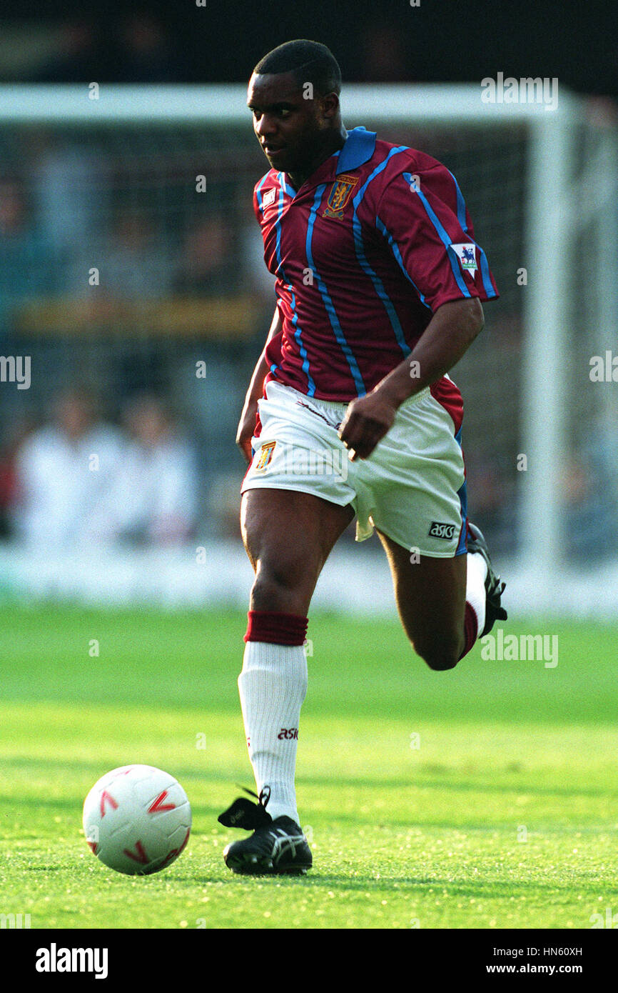 DALIAN ATKINSON ASTON VILLA FC 29. Juli 1993 Stockfoto