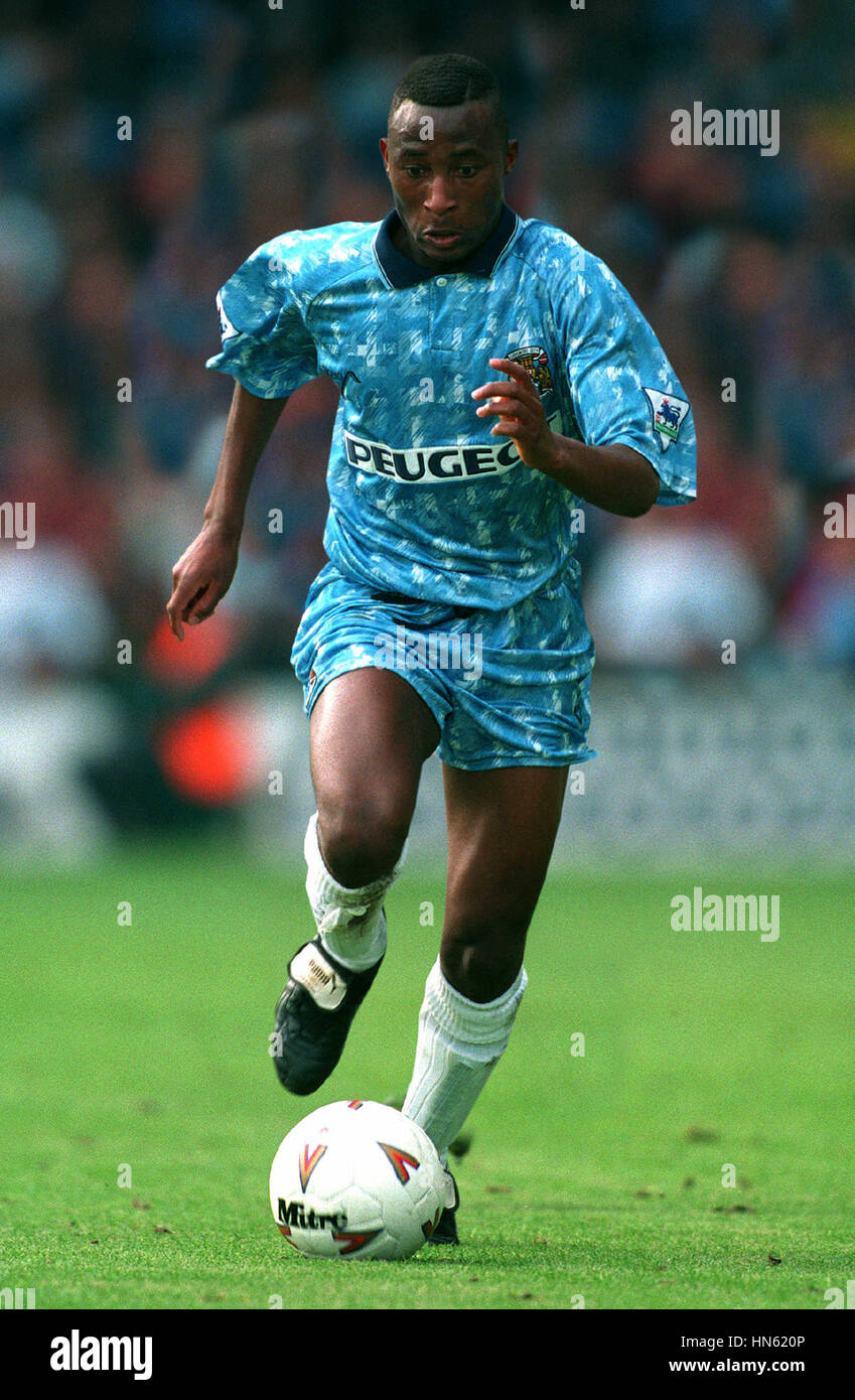 PETER NDLOVU COVENTRY CITY FC 20. September 1993 Stockfoto