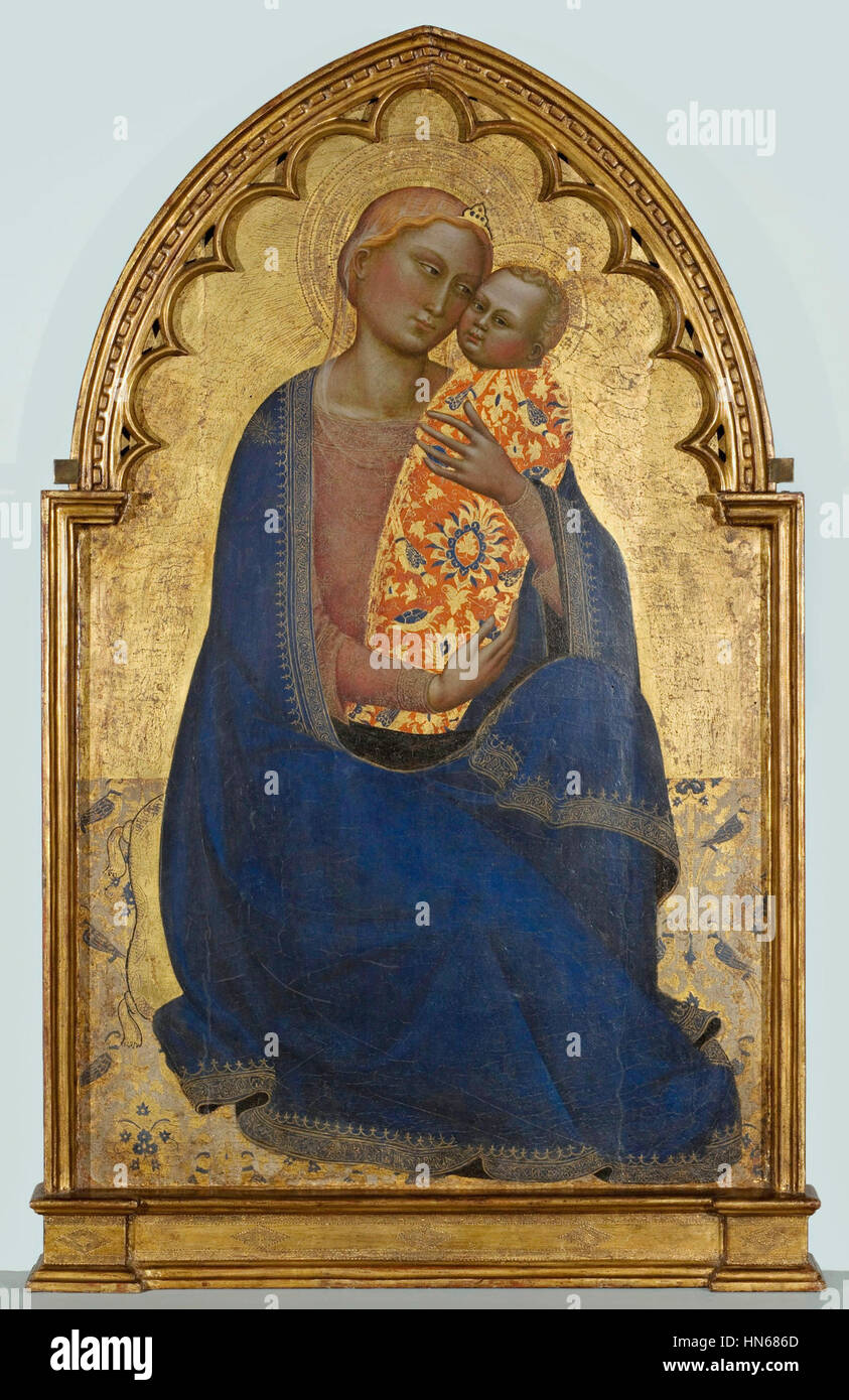 1365-1370-Dipinto Su Tavola cm 105x66.5 Galleria dell ' Accademia, Florenz, 22 Jacopo di Cione. Madonna Dell'Umiltà Stockfoto