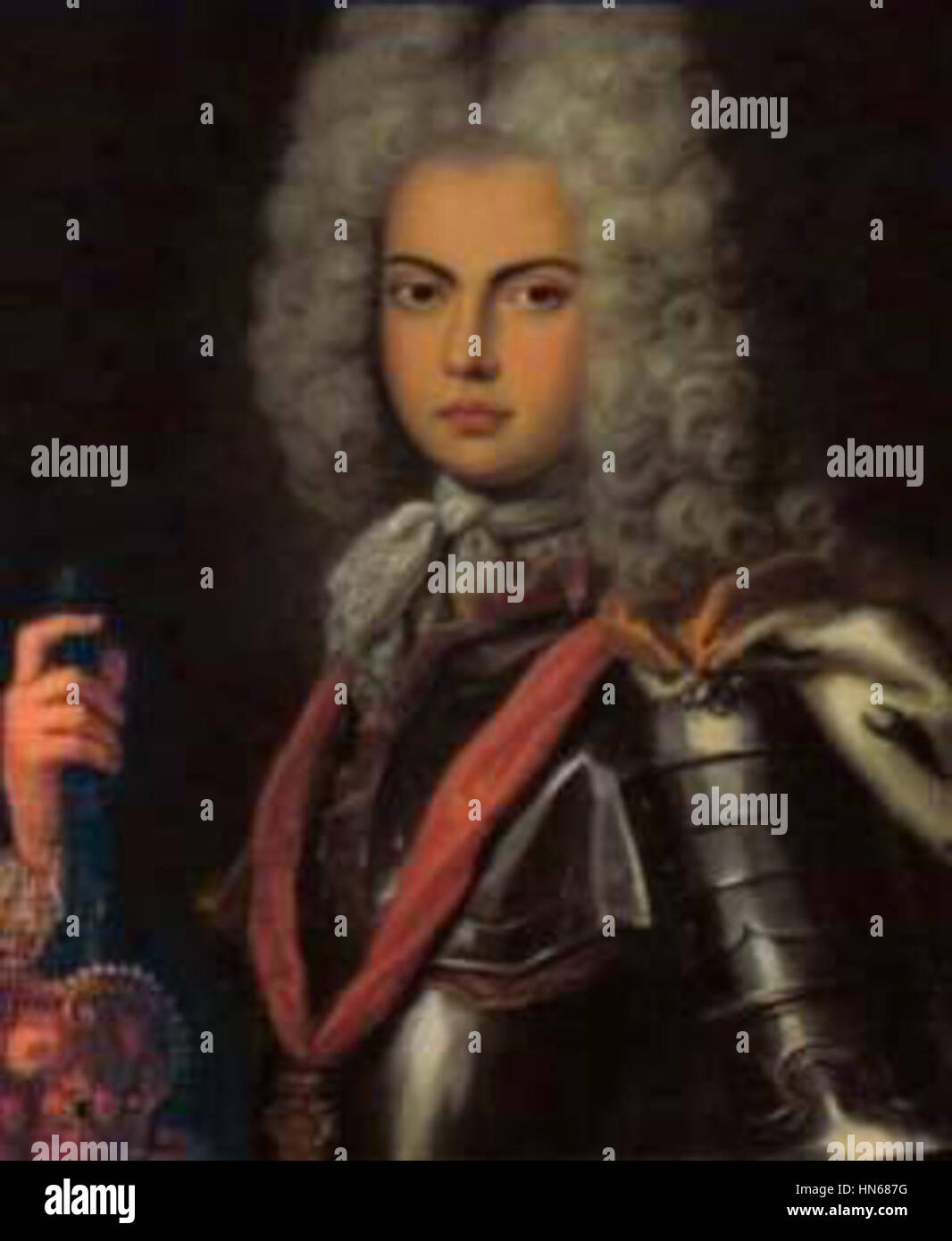 25-Rei D. João V - O Magnânimo Stockfoto