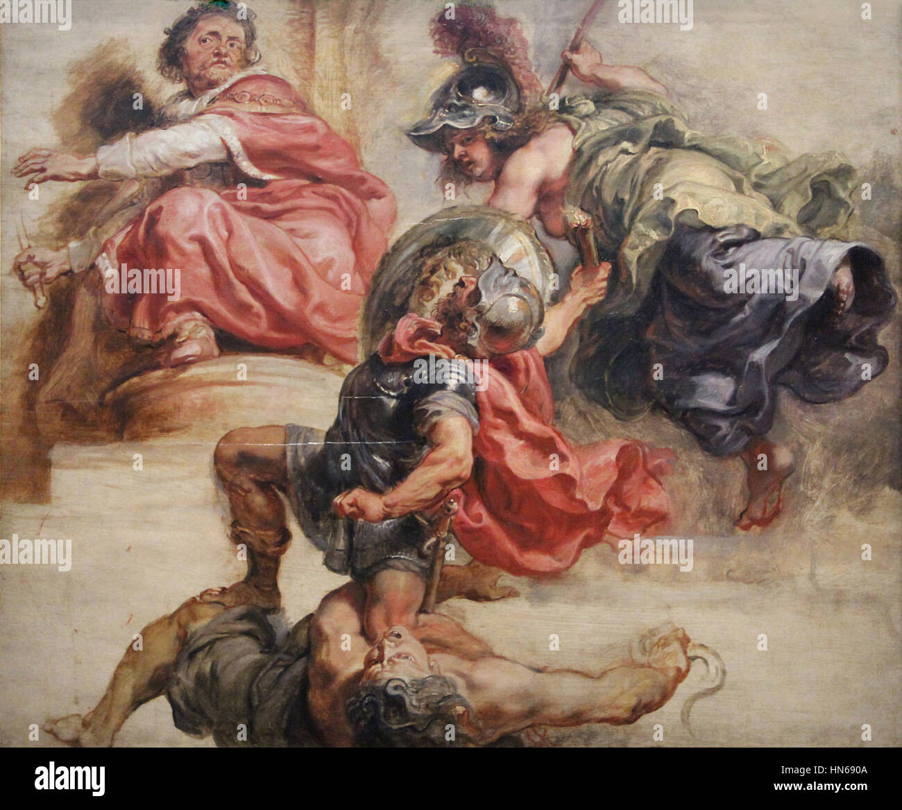 0 la Sagesse Victorieuse De La Guerre et De La Discorde - Rubens - Musée Royaux des Beaux-Arts de Belgique (2) Stockfoto