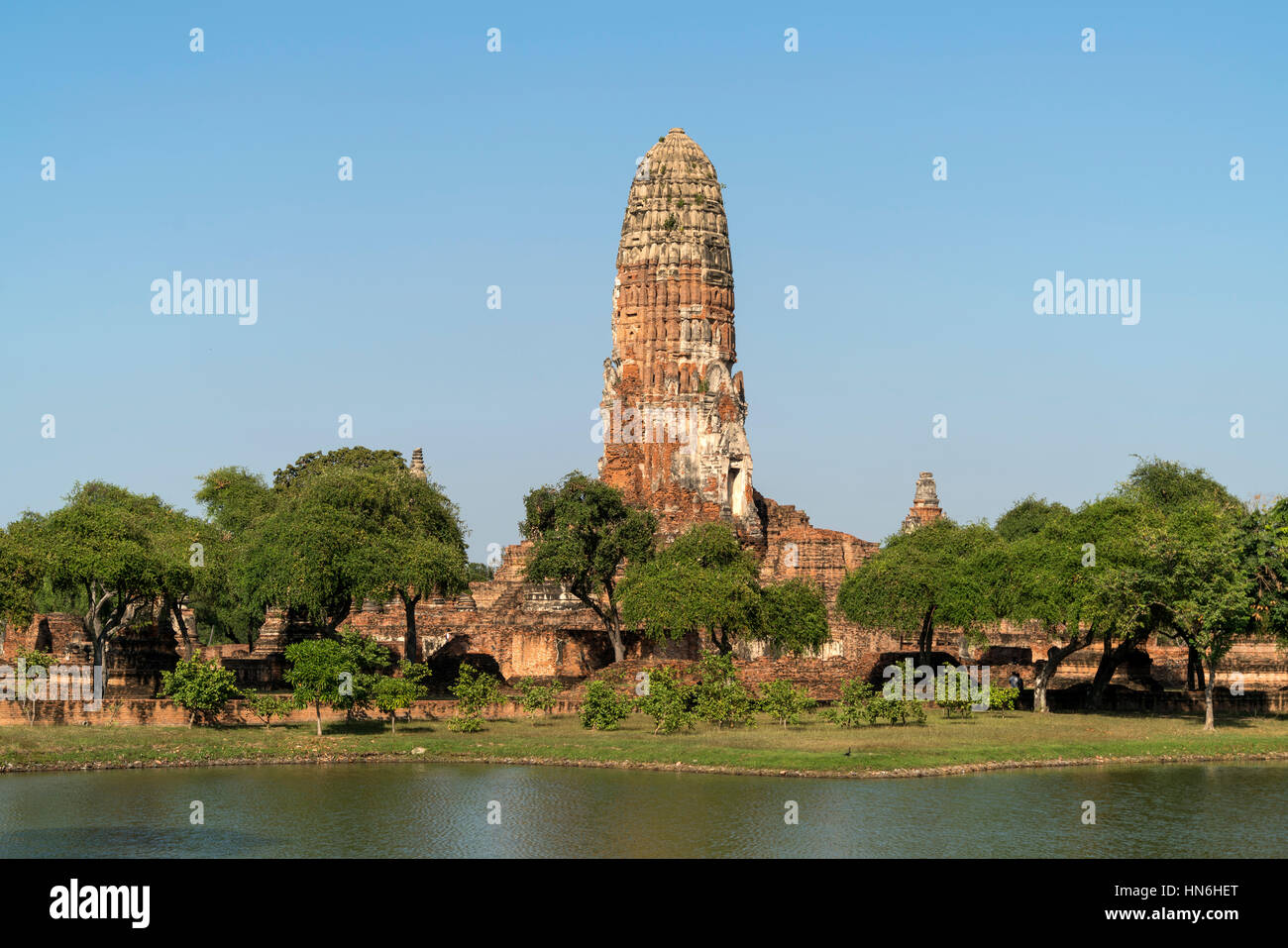 Buddhistischer Tempel Wat Phra Ram, Ayutthaya Historical Park, Thailand Stockfoto