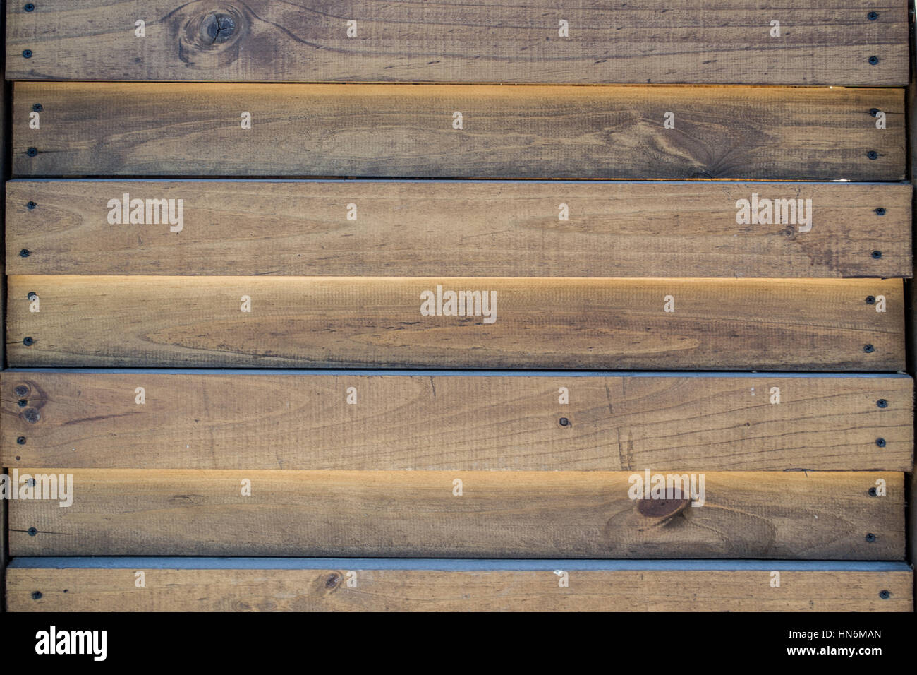 Horizontal Brown Wood Lines Background Stockfotos & Horizontal Brown