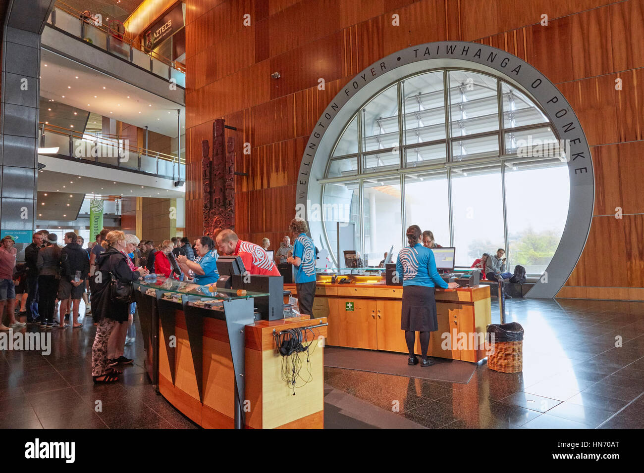 Te Papa Tongarewa Museum, Wellington, Neuseeland Stockfoto