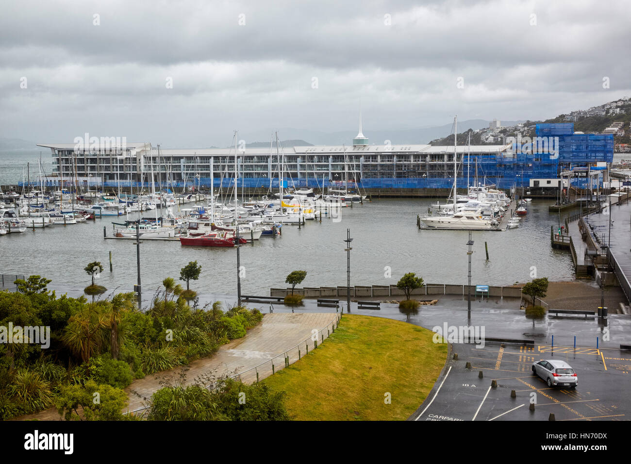 Chaffers Marina, Wellington, Neuseeland Stockfoto