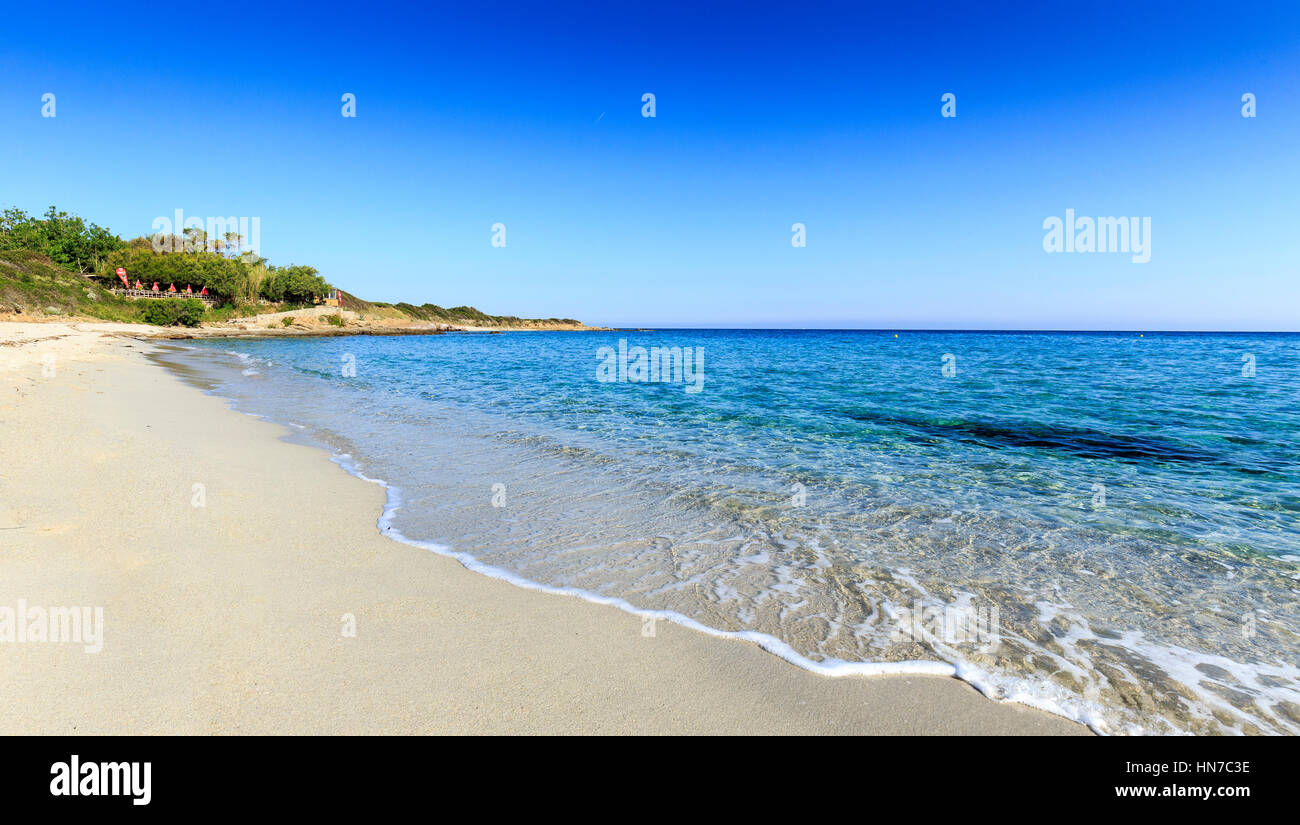 Junquidou Beach, North Korsika, Frankreich Stockfoto