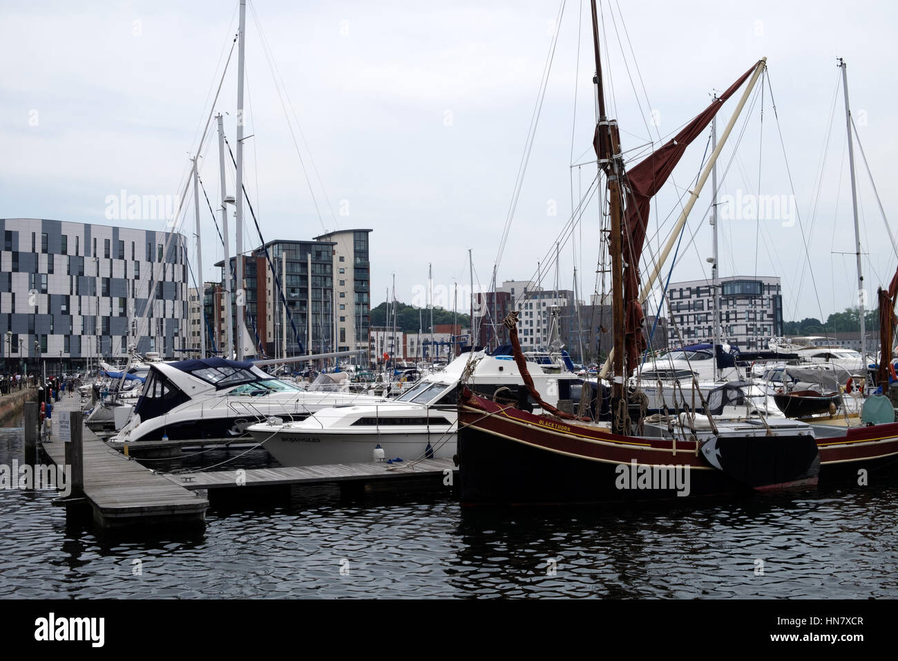 Wet Dock, Ipswich, Suffolk, England. Stockfoto