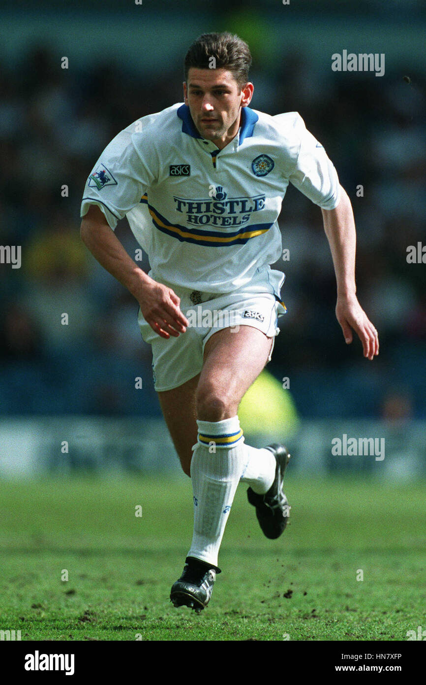 DAVID WHITE LEEDS UNITED FC 3. Mai 1994 Stockfoto