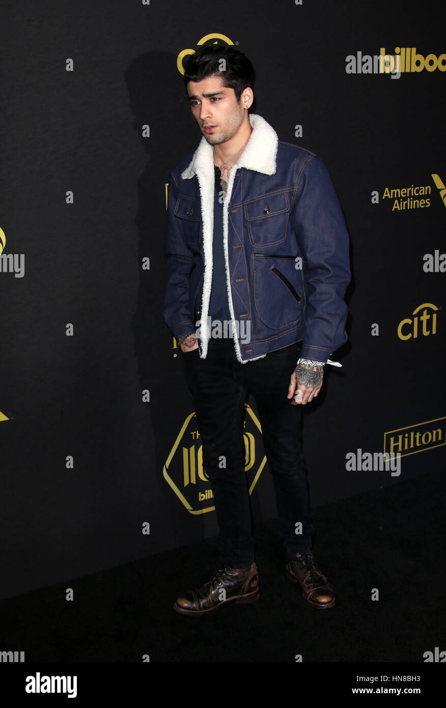 West Hollywood, CA. 9. Februar 2017. Zayn Malik auf 2017 Billboard Power 100, bei Cecconi In Kalifornien am 9. Februar 2017. Stockfoto
