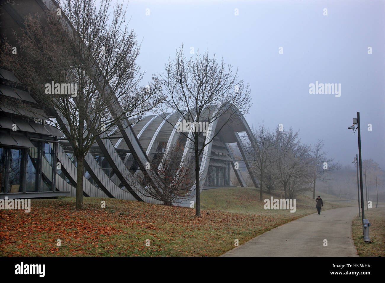 Das Zentrum Paul Klee ist ein Museum widmet sich des Künstlers Paul Klee, befindet sich in Bern in der Schweiz und von dem italienischen Architekten Renzo Piano entworfen Stockfoto