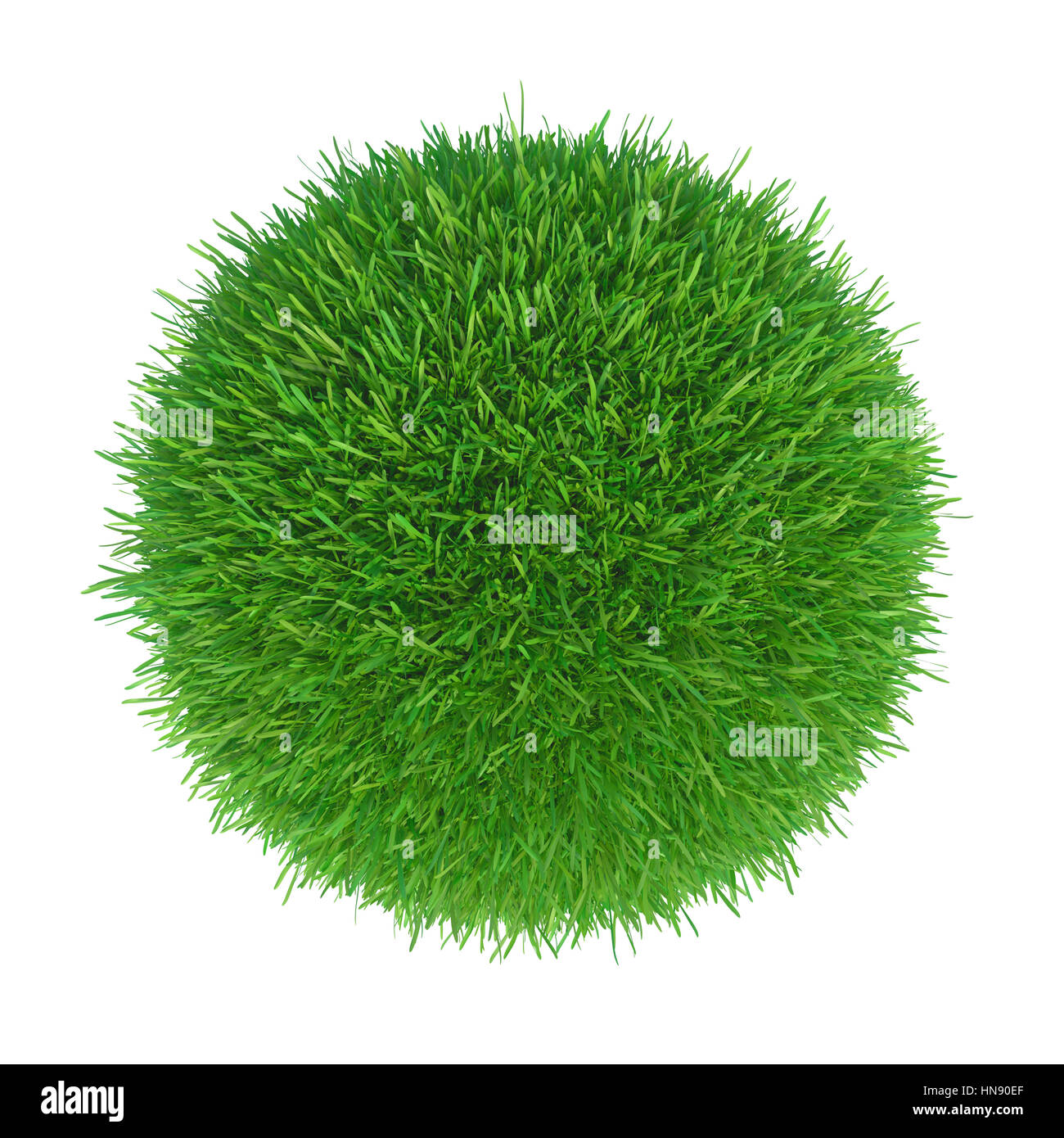 grünen Rasen ball Stockfoto