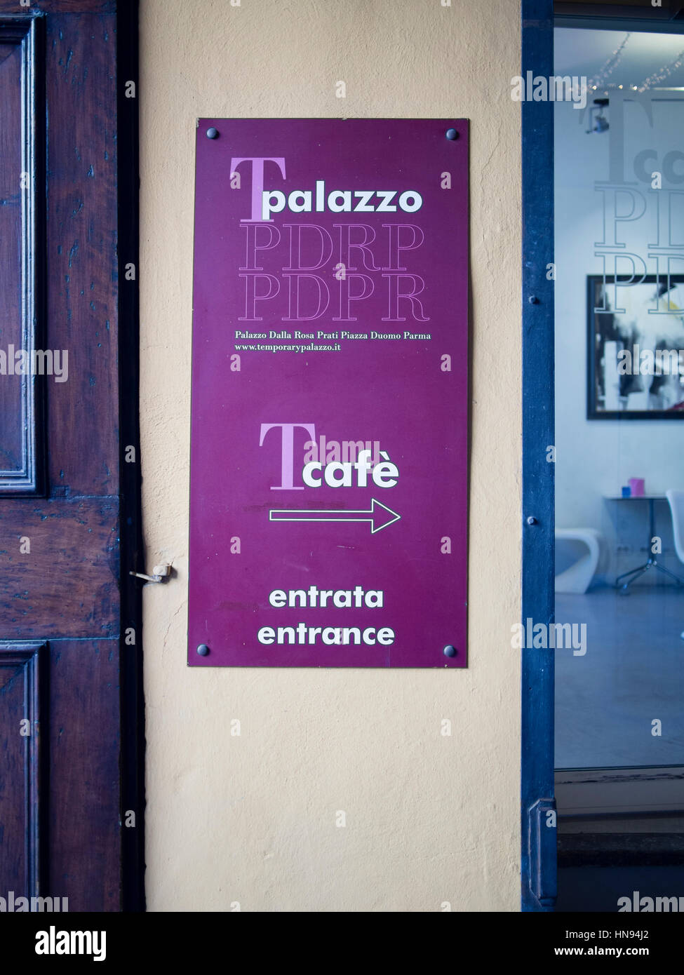 Palazzo Dalla Rosa Prati Bar und Bett & Frühstück Stockfoto