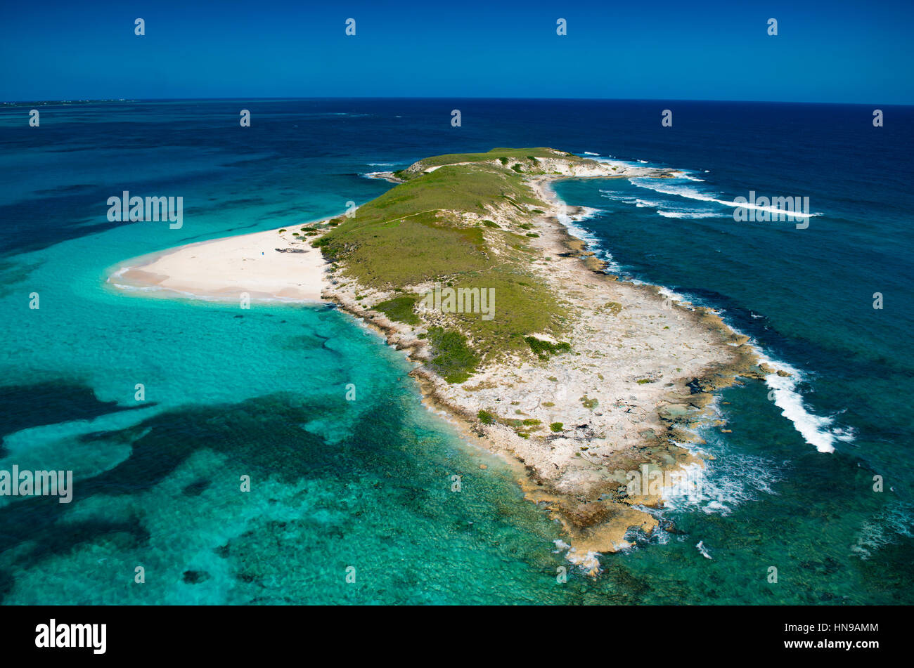 Gibbs Cay, Grand Turk Land und Meer-Nationalpark, Turks und Caicos, Karibik Stockfoto