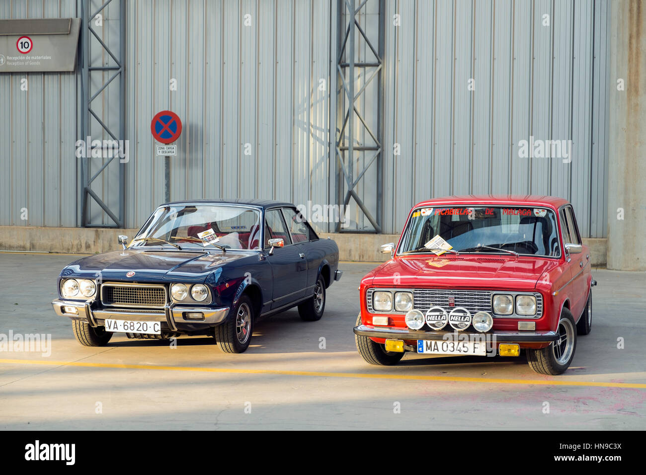 1975 Platz 124 Sport Coupe - 1975 Seat 1430 Stockfoto