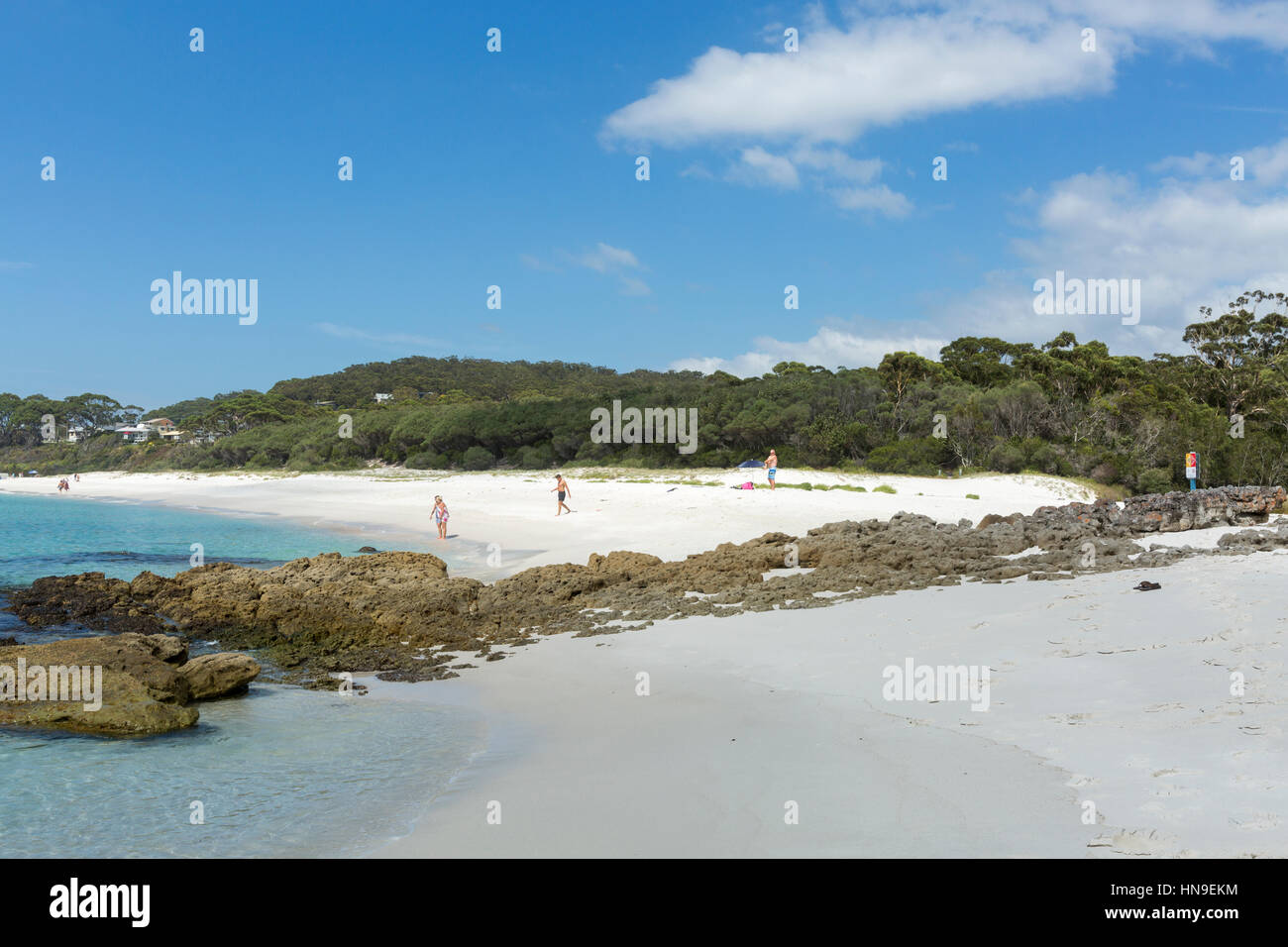 Chinamans Strand in Jervis Bay an der südlichen Küste von New South Wales, Australien Stockfoto