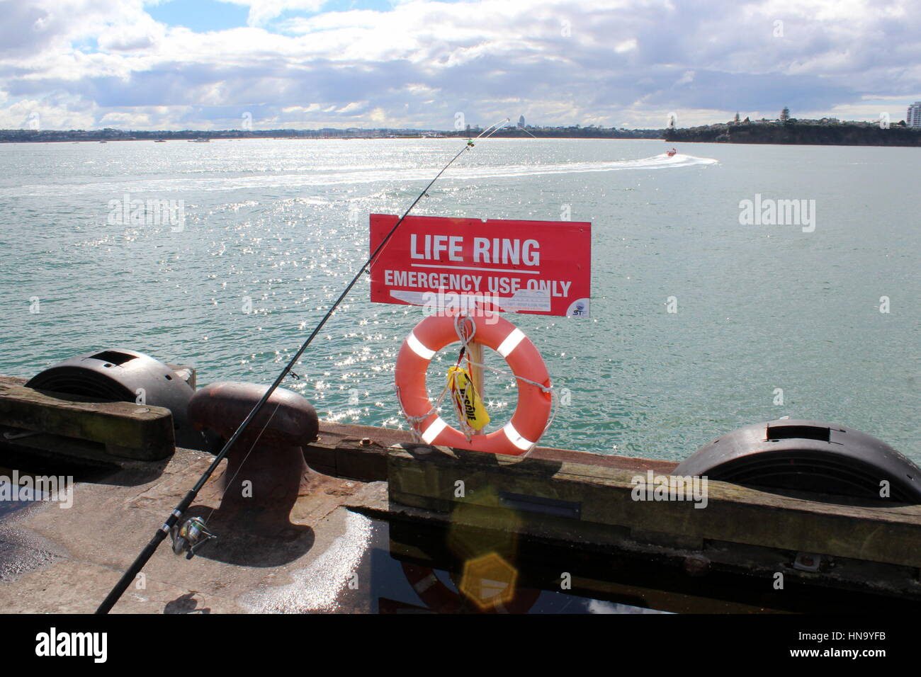 Mittagspause in Neuseeland Stockfoto