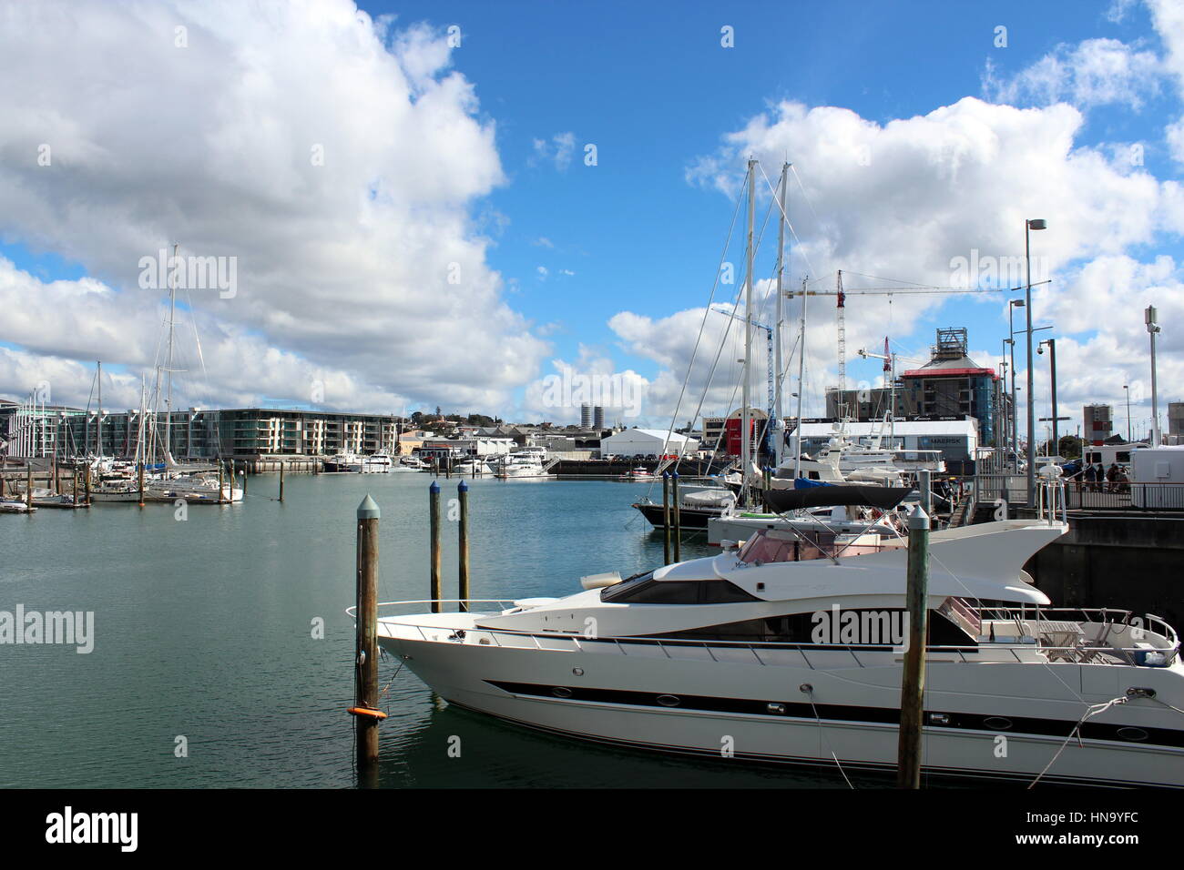 Neuseeland-Parkplatz Stockfoto